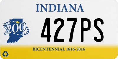 IN license plate 427PS