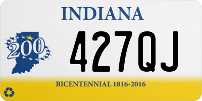 IN license plate 427QJ