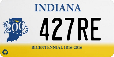 IN license plate 427RE