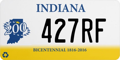 IN license plate 427RF