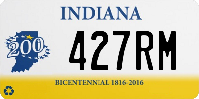 IN license plate 427RM