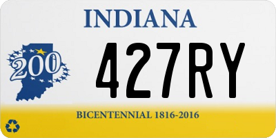 IN license plate 427RY