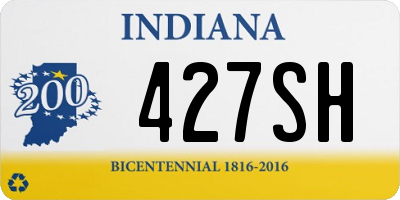 IN license plate 427SH