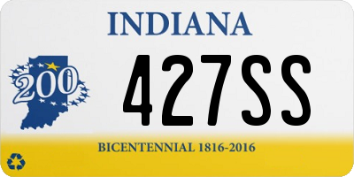 IN license plate 427SS