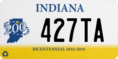 IN license plate 427TA