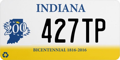 IN license plate 427TP