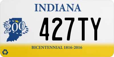 IN license plate 427TY