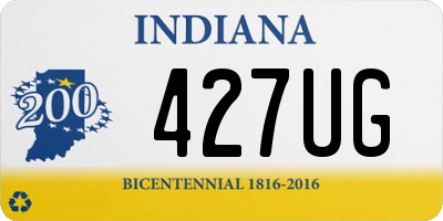 IN license plate 427UG