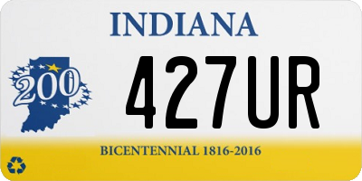 IN license plate 427UR