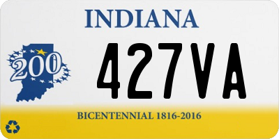 IN license plate 427VA