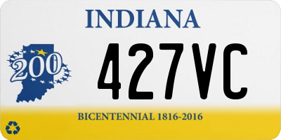 IN license plate 427VC