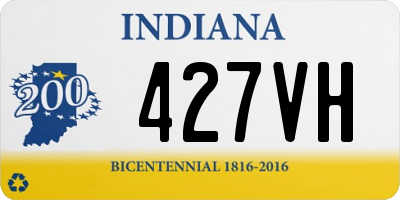 IN license plate 427VH