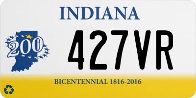 IN license plate 427VR