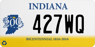 IN license plate 427WQ