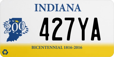 IN license plate 427YA