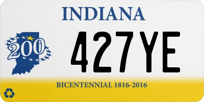 IN license plate 427YE