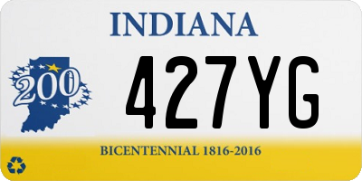 IN license plate 427YG