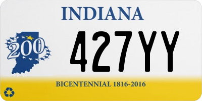 IN license plate 427YY