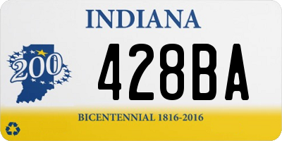 IN license plate 428BA