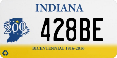 IN license plate 428BE