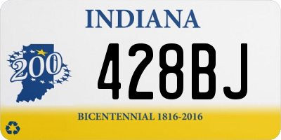 IN license plate 428BJ