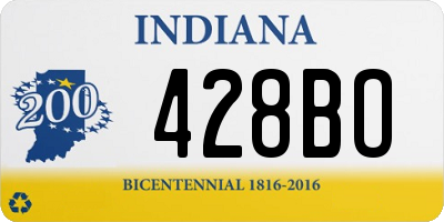 IN license plate 428BO