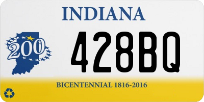 IN license plate 428BQ