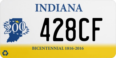 IN license plate 428CF