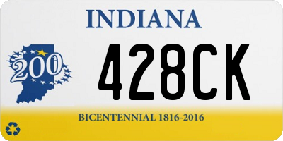 IN license plate 428CK