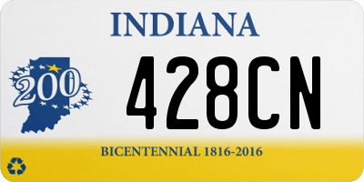 IN license plate 428CN