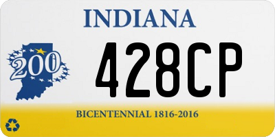 IN license plate 428CP