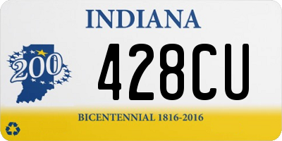 IN license plate 428CU