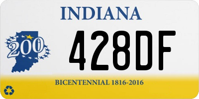 IN license plate 428DF