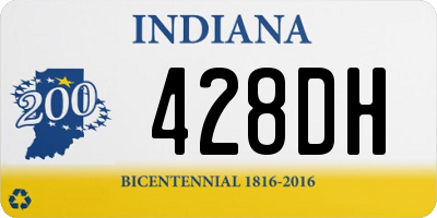 IN license plate 428DH