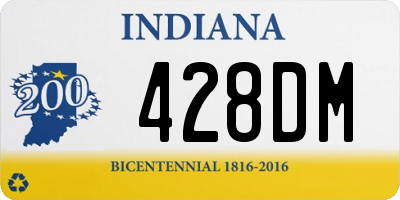 IN license plate 428DM