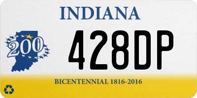 IN license plate 428DP