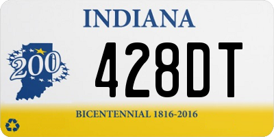 IN license plate 428DT