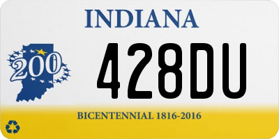 IN license plate 428DU