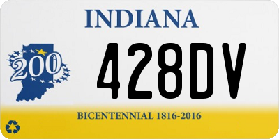 IN license plate 428DV