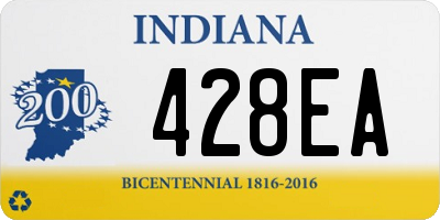 IN license plate 428EA