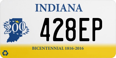 IN license plate 428EP