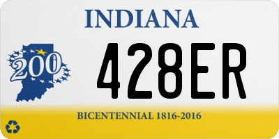 IN license plate 428ER
