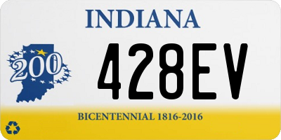 IN license plate 428EV