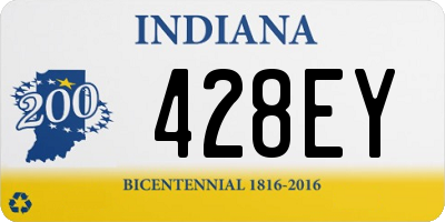 IN license plate 428EY