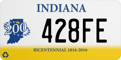 IN license plate 428FE