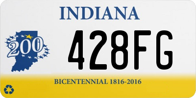 IN license plate 428FG
