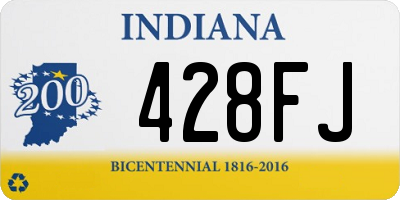 IN license plate 428FJ