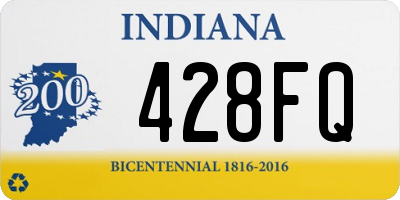 IN license plate 428FQ