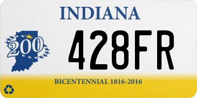 IN license plate 428FR