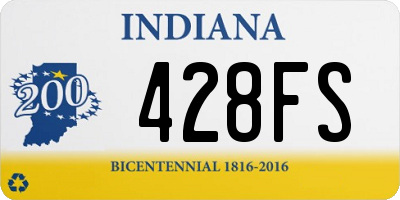 IN license plate 428FS